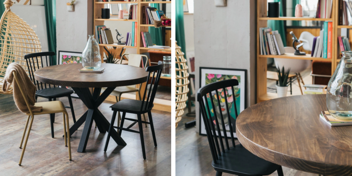 Cómo decorar una mesa de comedor de madera natural