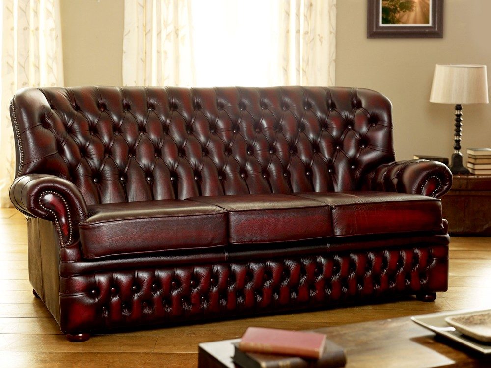 Sofá Chesterfield de estilo inglés Sofá Chesterfield de estilo inglés