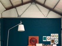 Azul índigo para el salón