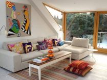 Cojines de formas y colores diferentes