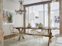 Cómo decorar una mesa de comedor rectangular