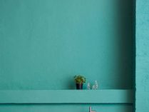 Tonos verdosos para el salón